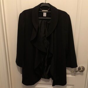 Carmen Marc Valvo Black Women's Blazer